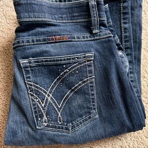 Wrangler Women's Q-Baby Dark Blue Boot Cut Jeans